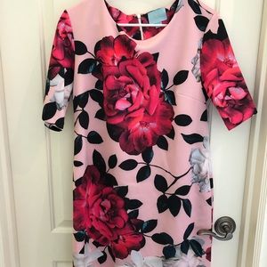 *SOLD* Pink Floral Print Dress
